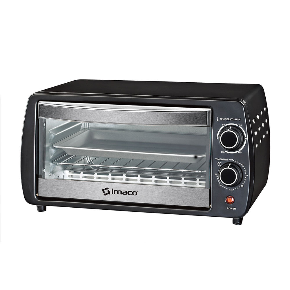 Horno Eléctrico Imaco | 9 Litros 800 Watts Negro HE900B-W