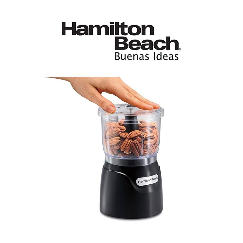 Picador de Alimentos Hamilton Beach 5H009X P27893 | Acero Inoxidable Color Negro
