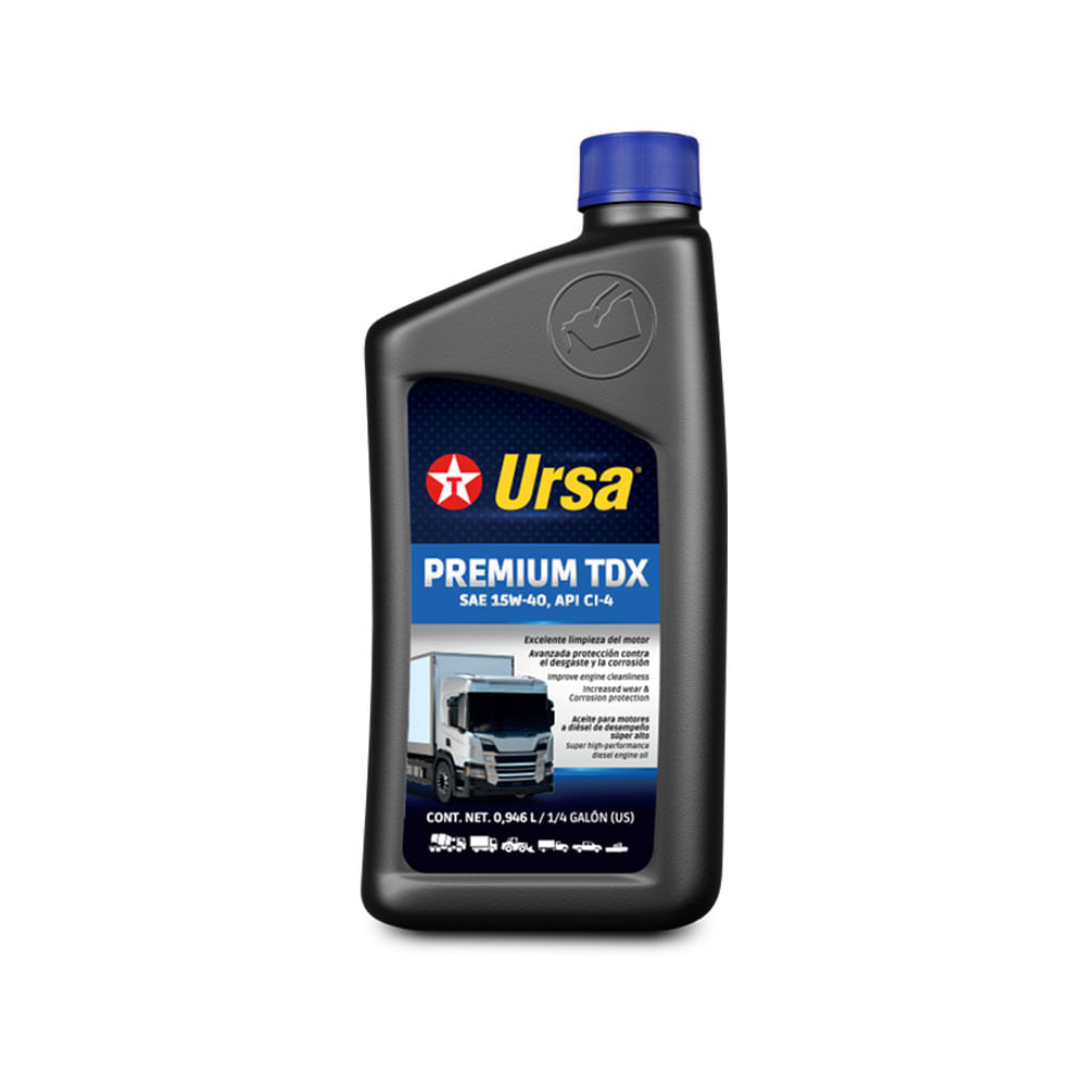 Aceite para Motor a Diesel Ursa SAE 15W-40 - 1 Galón - 904491