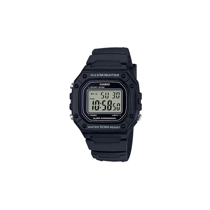 Reloj Casio W-800H-1AVCF Negro Para Caballero