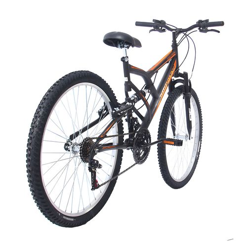 Bicicleta Ecológica Mormai Masc Fullsion P8900 | Aro 26 Color Negro con Anaranjado