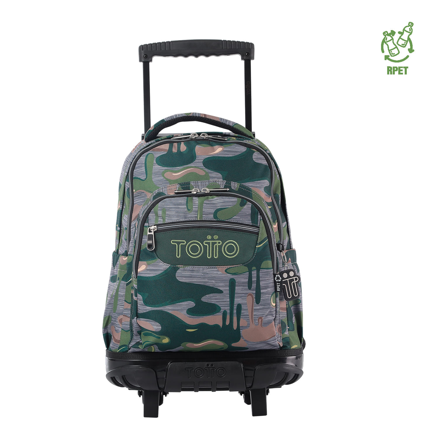 Mochila de Ruedas Totto Renglon P8817 Color Melted con Estampado