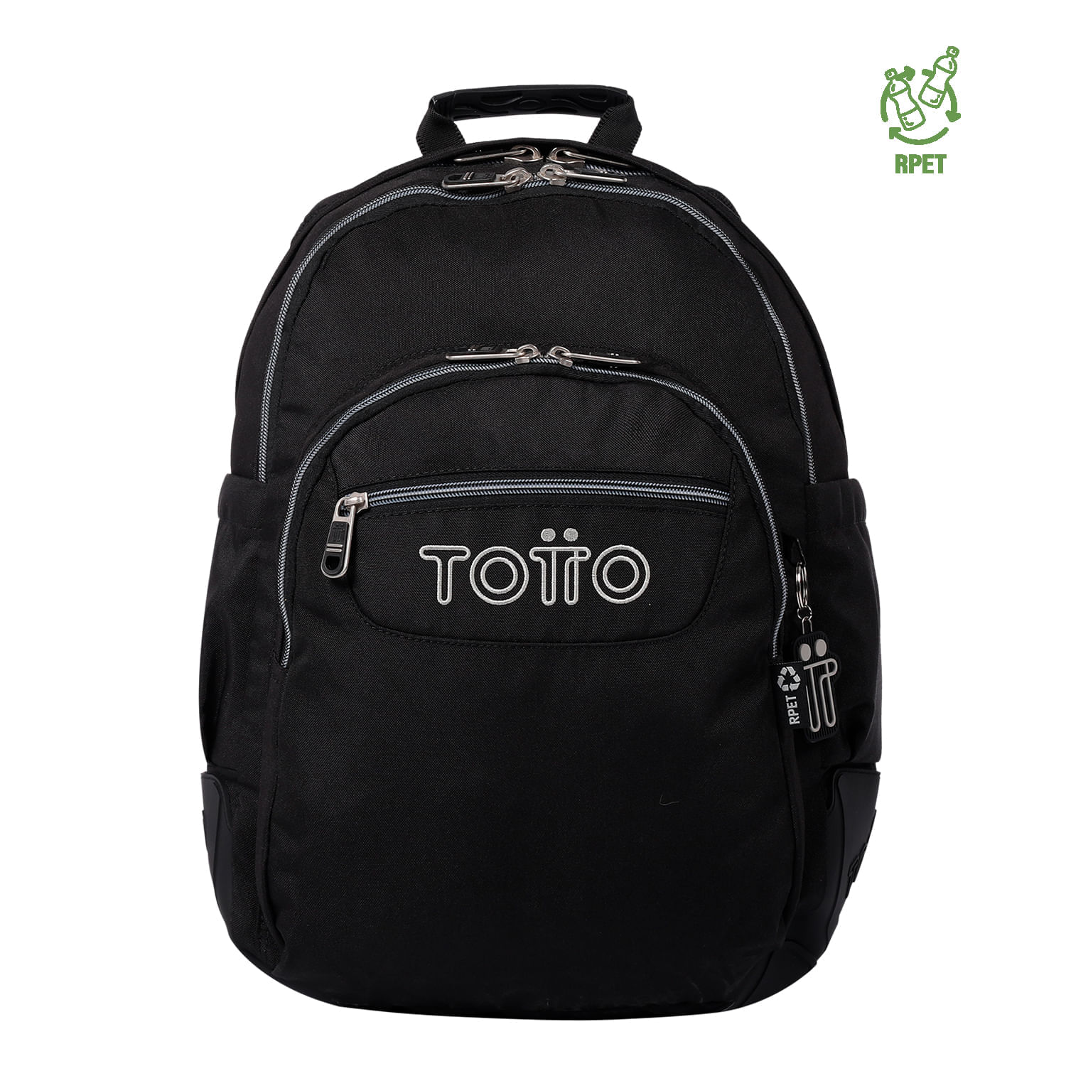 Mochila Totto Rayol P8817 Color Negro