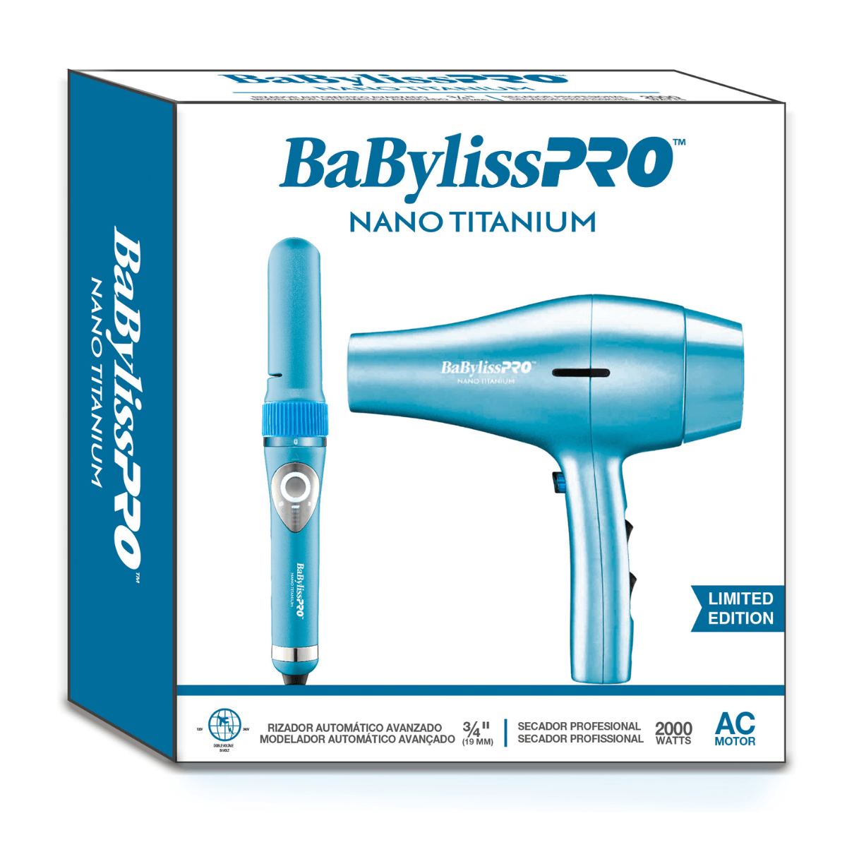 Combo BaBylissPRO Secador Rizador Crecos